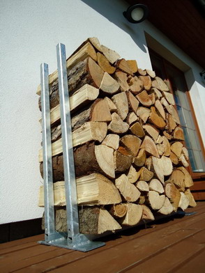 Kovový zásobník na dřevo- Mega Budha až pro 1,6 m3